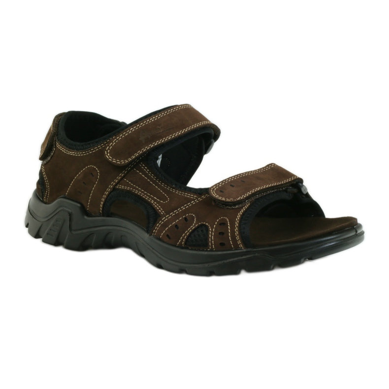 American Club American leather men's sports sandals brown 1 American Club American leather men's sports sandals brown 1