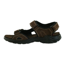 American Club American leather men's sports sandals brown 2 American Club American leather men's sports sandals brown 2