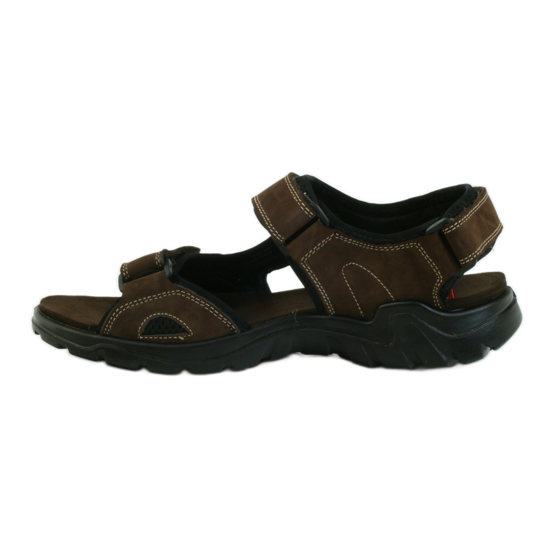 American Club American leather men's sports sandals brown 2