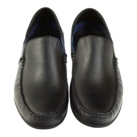 Black men's loafers Badura 3151 4 Black men's loafers Badura 3151 4