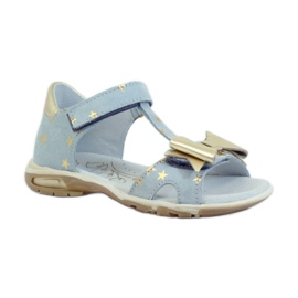 Sandals stars with a bow Ren But 3199 yellow blue 1