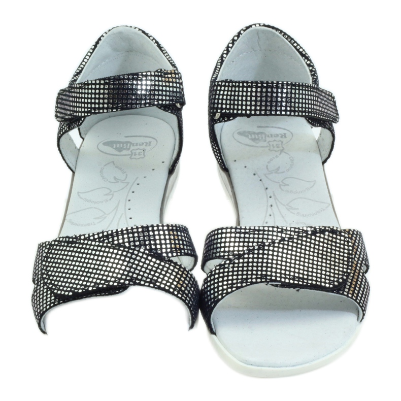 Sandals silver dots Ren But 4333 black grey 4 Sandals silver dots Ren But 4333 black grey 4