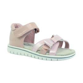 American Club Sandals with an American 17028 leather insert pink 1