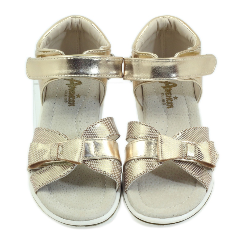 American Club American sandals children's shoes leather insole yellow 4 American Club American sandals children's shoes leather insole yellow 4