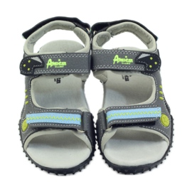 American Club American 1718 leather insert grey blue black 4