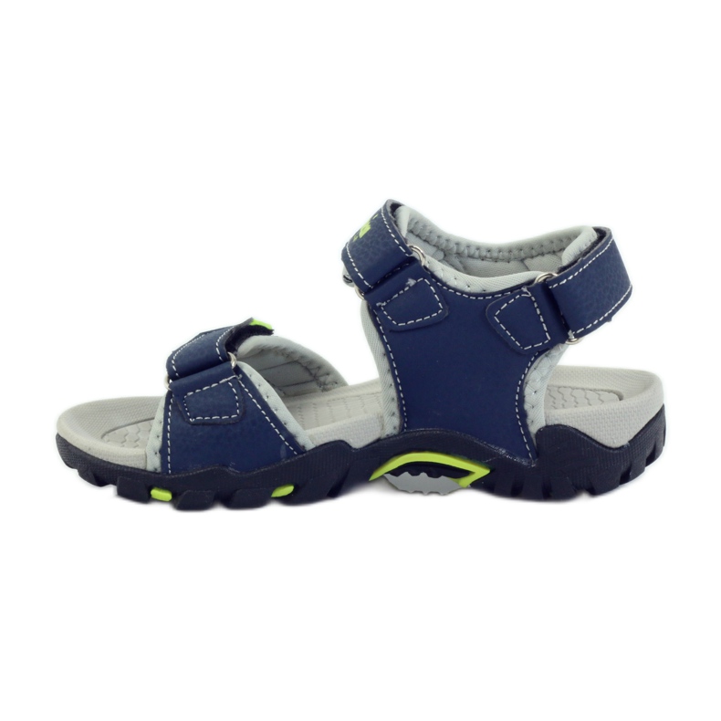 American Club navy blue children's sandals 1713 green 2 American Club navy blue children's sandals 1713 green 2