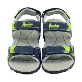 American Club navy blue children's sandals 1713 green 4 American Club navy blue children's sandals 1713 green 4
