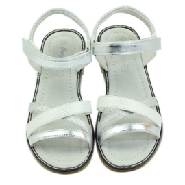 American Club American sandals children's shoes leather insole grey 4