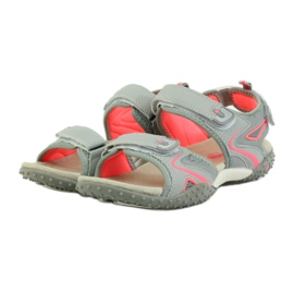 American Club Sandals with an American 1707 leather insert grey orange 3