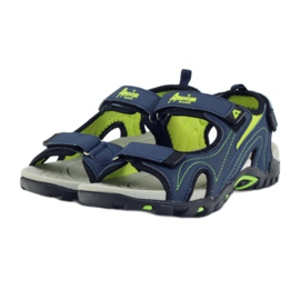 American Club American sandals children's shoes foam insole navy blue 3