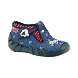 Befado children's shoes 110p311 slippers navy blue 1 Befado children's shoes 110p311 slippers navy blue 1