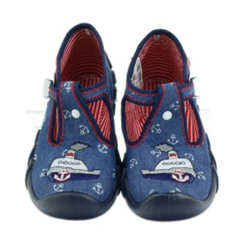 Befado children's shoes 110p311 slippers navy blue 4