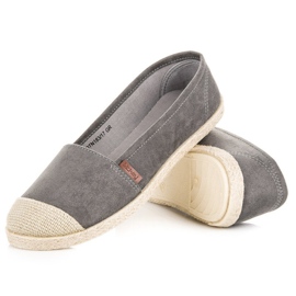 McKey Gray suede espadrilles grey 2