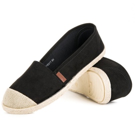 McKey Black Suede Espadrilles 2