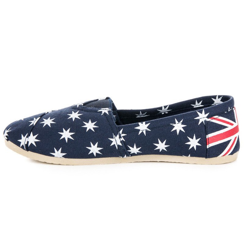 McKey Fashionable Slip-on Espadrilles white navy blue 1 McKey Fashionable Slip-on Espadrilles white navy blue 1