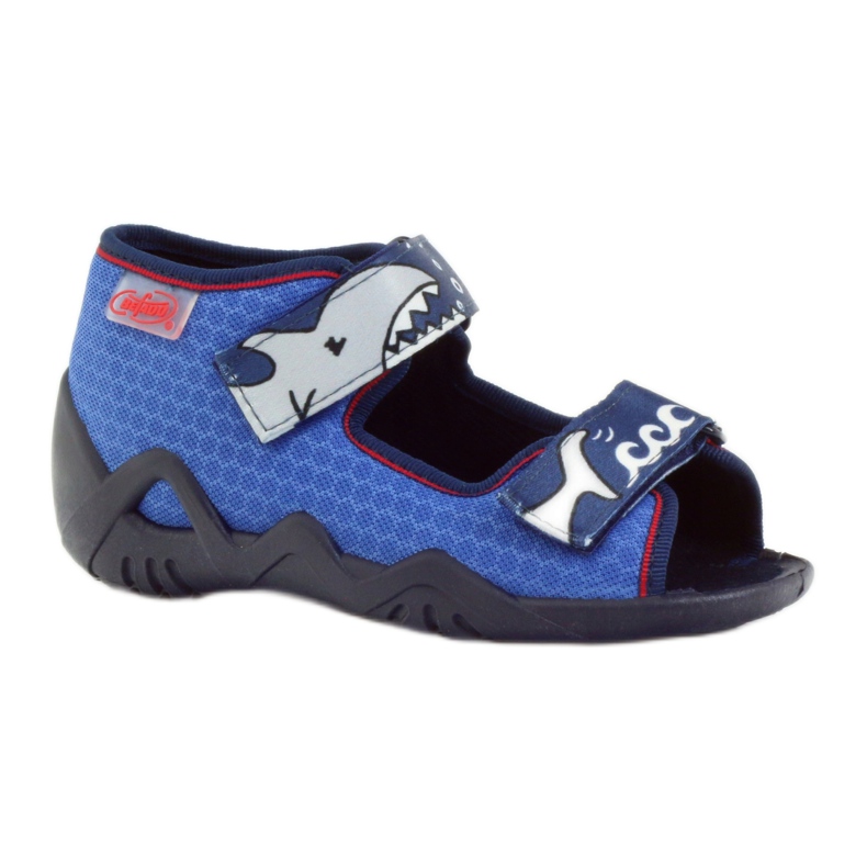 Befado children's shoes slippers sandals 250p069 navy blue blue 1 Befado children's shoes slippers sandals 250p069 navy blue blue 1