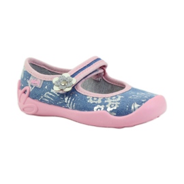 Befado children's shoes ballerinas slippers 114x280 pink grey blue 1 Befado children's shoes ballerinas slippers 114x280 pink grey blue 1