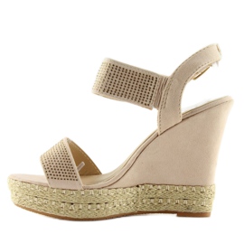 Beige sandals 3811-7 beige 2