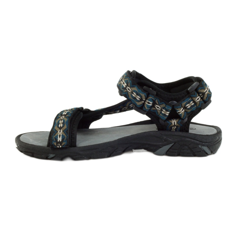 American Club Sandals with an American 1728 leather insert black 2