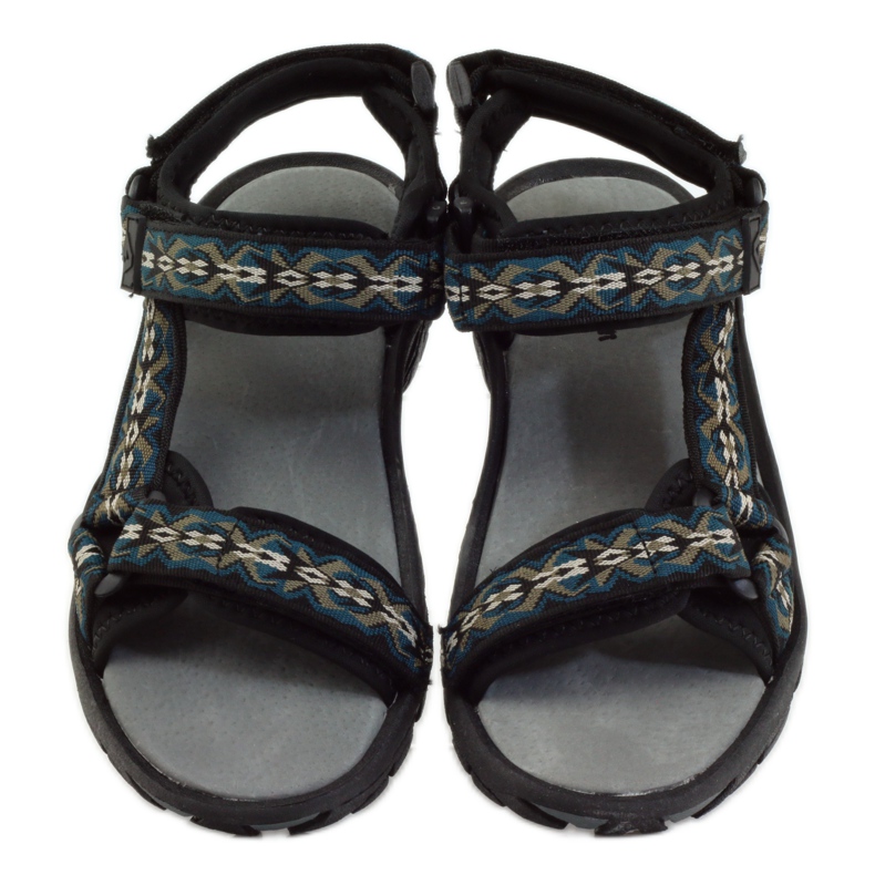 American Club Sandals with an American 1728 leather insert black 4