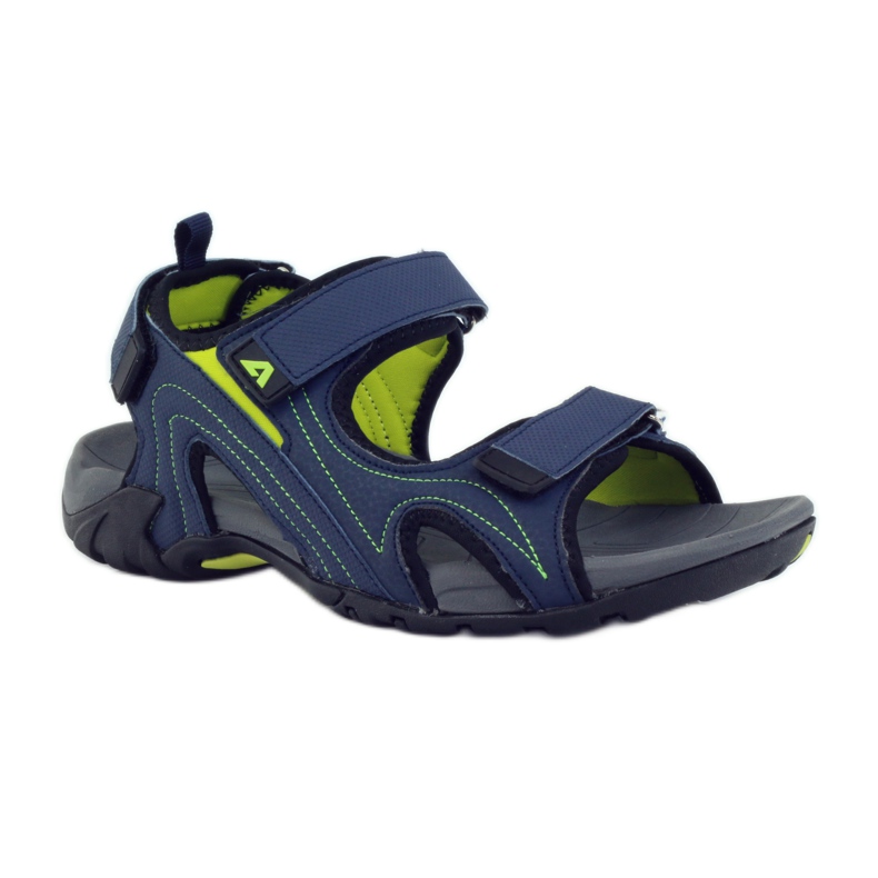 American Club American women's sandals with a foam insole navy blue 1
