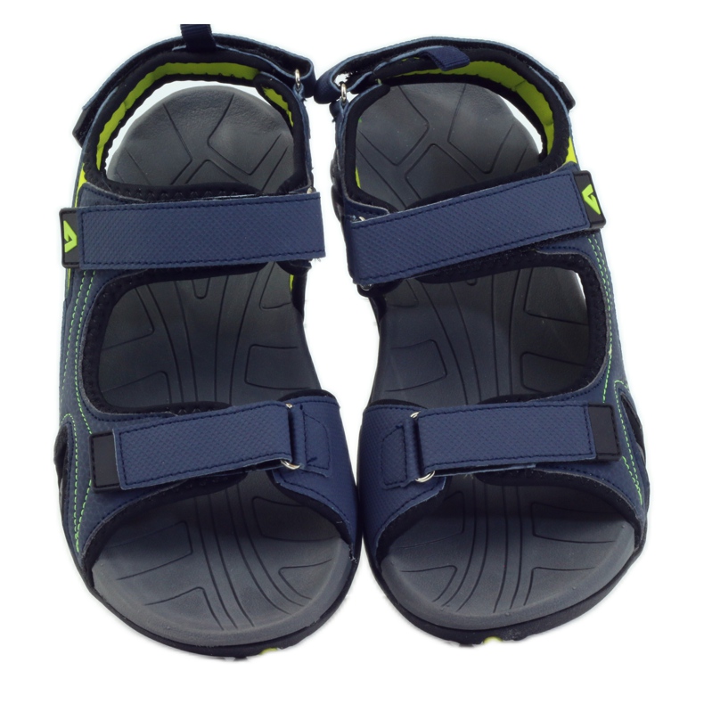 American Club American women's sandals with a foam insole navy blue 4