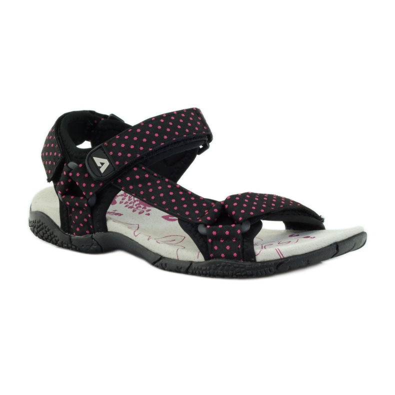 American Club Sandals with an American 1717 leather insert pink black 1