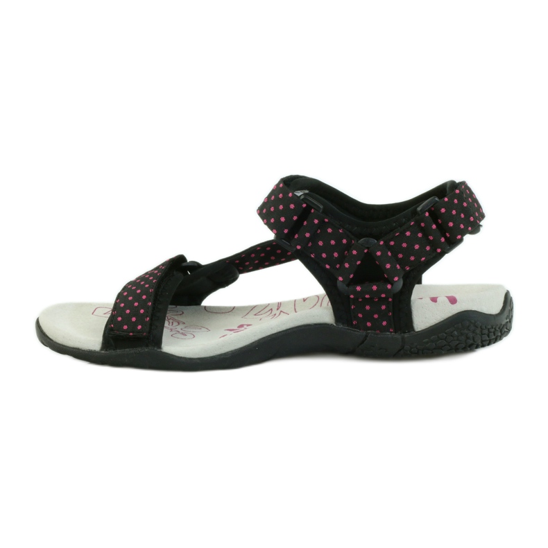 American Club Sandals with an American 1717 leather insert pink black 2