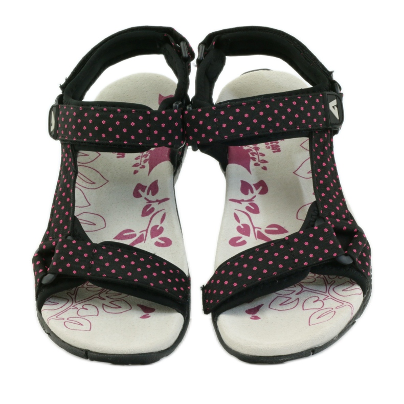 American Club Sandals with an American 1717 leather insert pink black 4