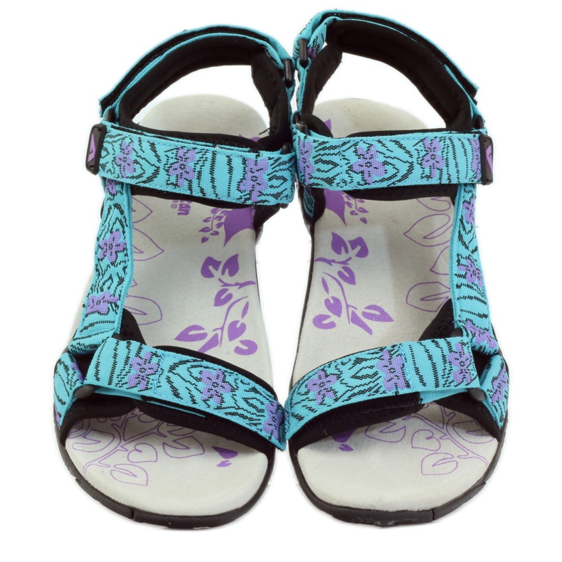 American Club Sandals with an American 1717 leather insert blue violet 4