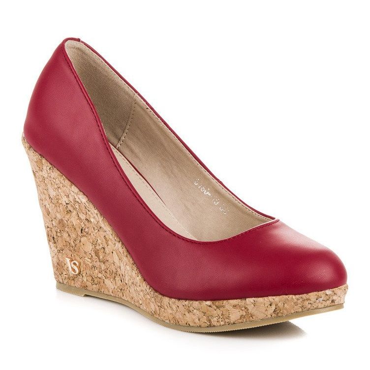 Wedge pumps vices red 1