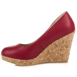Wedge pumps vices red 2