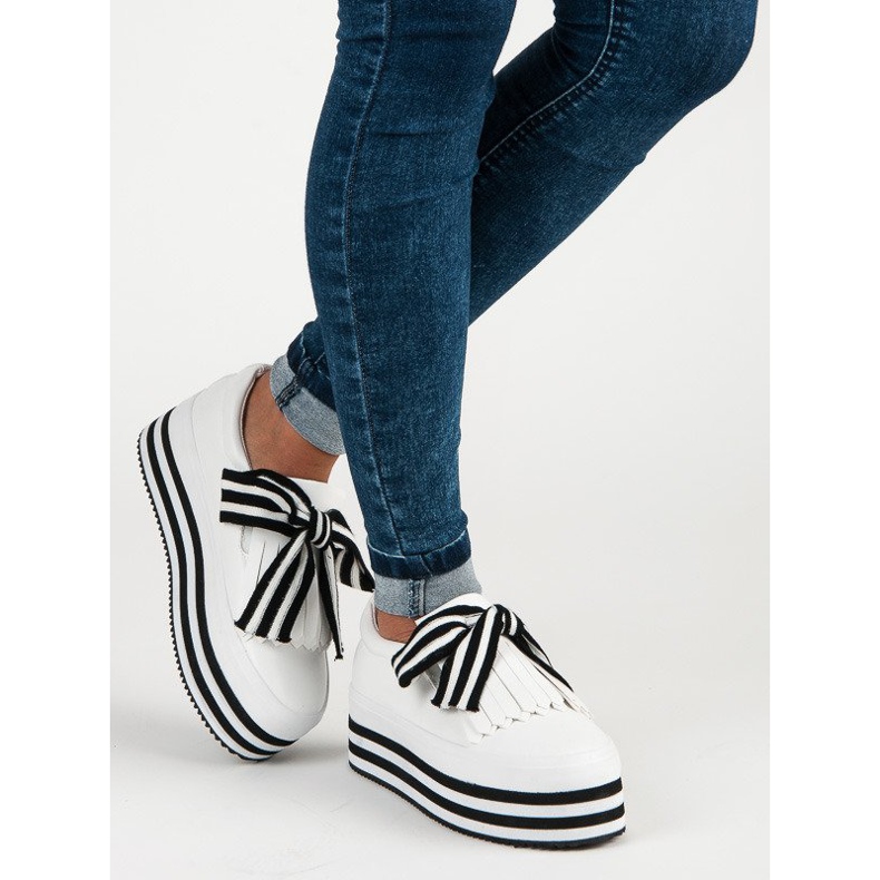 Fashionable vices sneakers white black 1
