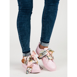 Pink VICES tied sneakers 1