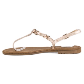 Comer Sandals fastened with a buckle pink 1