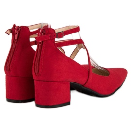 VICES Suede Pumps red 2