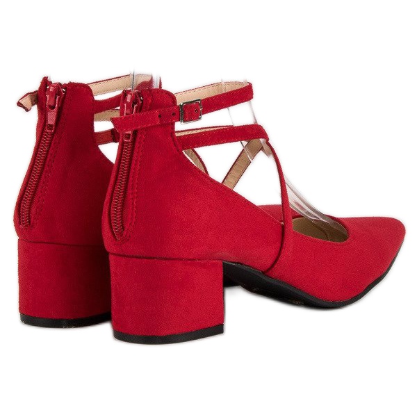 VICES Suede Pumps red 2