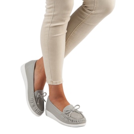 Tullo Ladies' gray loafers grey 2