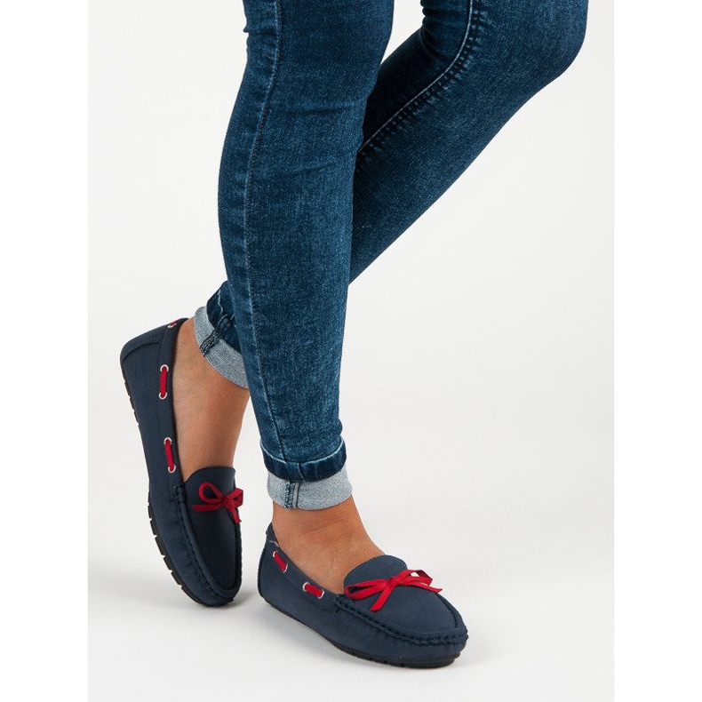 Tullo Stylish suede loafers blue 1