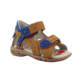 Velcro sandals Ren But 1471 honey multicolored blue 1