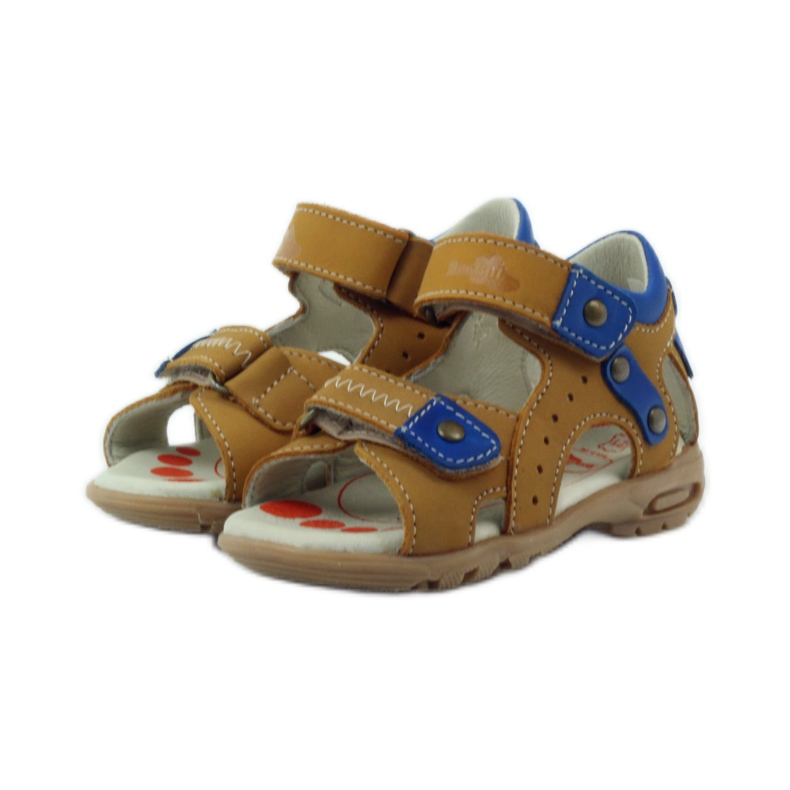 Velcro sandals Ren But 1471 honey multicolored blue 3