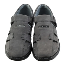 Riko men's shoes sandals 851 grey 4