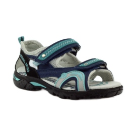Boys' sandals Bartek 36113 navy blue green grey 1 Boys' sandals Bartek 36113 navy blue green grey 1