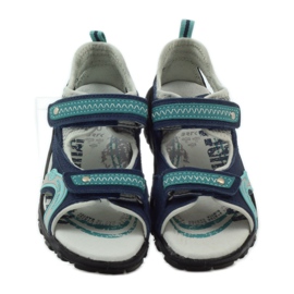 Boys' sandals Bartek 36113 navy blue green grey 4 Boys' sandals Bartek 36113 navy blue green grey 4