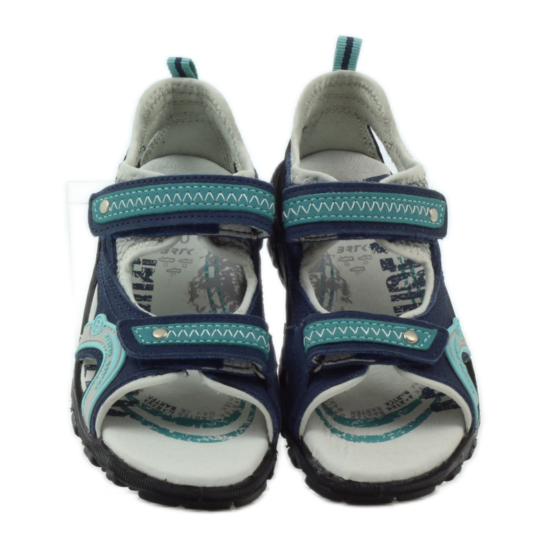 Boys' sandals Bartek 36113 navy blue green grey 4 Boys' sandals Bartek 36113 navy blue green grey 4