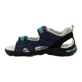 Boys' sandals Bartek 39113 navy blue green grey 2