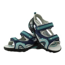 Boys' sandals Bartek 39113 navy blue green grey 3