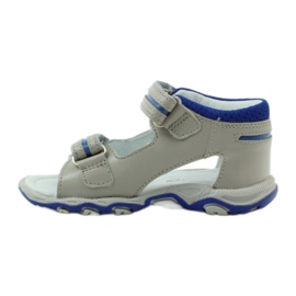 Sandals with Velcro Bartek 31825 gray blue grey 2
