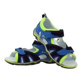 Turnip sandals Bartek 19187 multicolored blue black 3