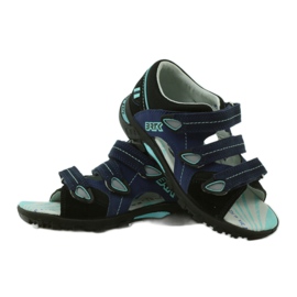 Bartek comfortable sandals children's Velcro 36106 navy blue 3